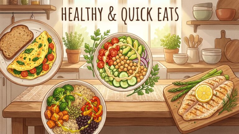 Pratos Rápidos e Saudáveis para o Dia a Dia