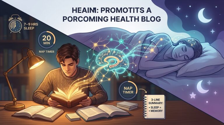 Sono, memória e estudo: estratégias para retenção eficiente