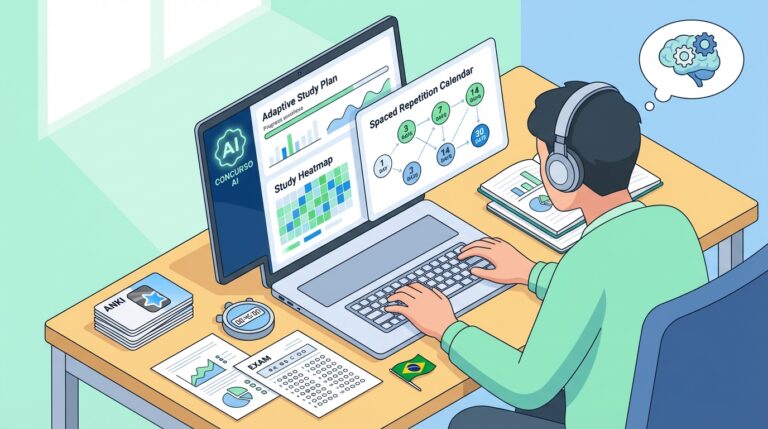 Como usar IA para otimizar seu plano de estudos de concurso
